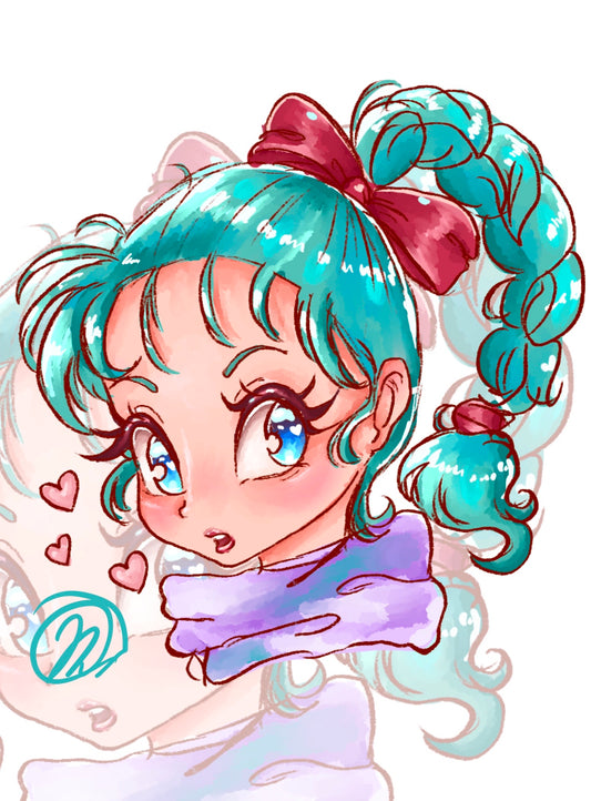 Bulma art print